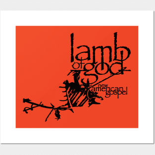 vintage retro lambofgod music Posters and Art